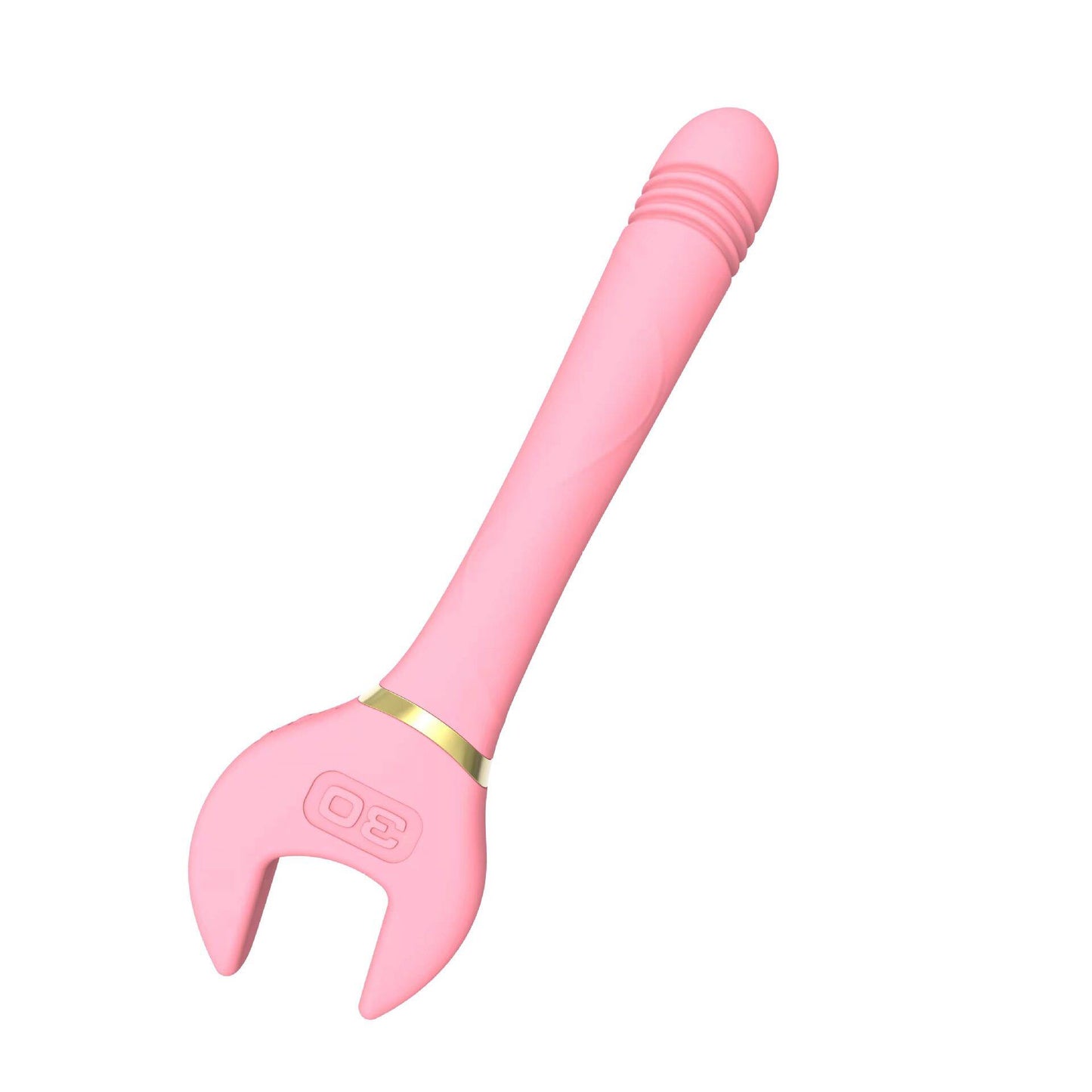 Wrench Self Retracting Silicone Toy