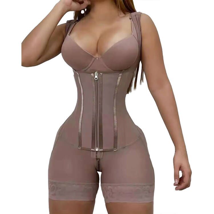 Women's 7-bone Steel Bar One-piece Corset Belly Contracting