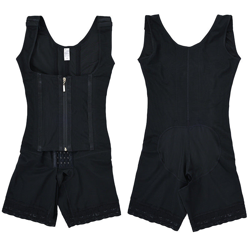 Women's 7-bone Steel Bar One-piece Corset Belly Contracting